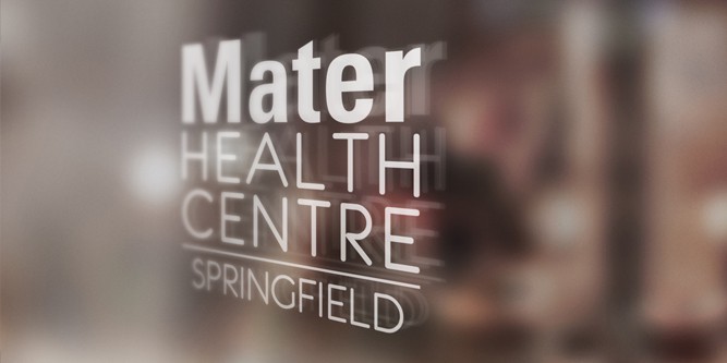 Mater Health Centre branding